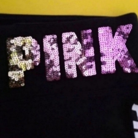 VS PINK bling leggings X-small like new - Picture 3 of 6